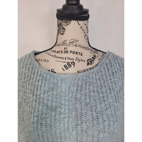 Anthropologie Crewneck Batwing Knit Sweater Size Large Fisherman OB1734156 - Picture 3 of 12